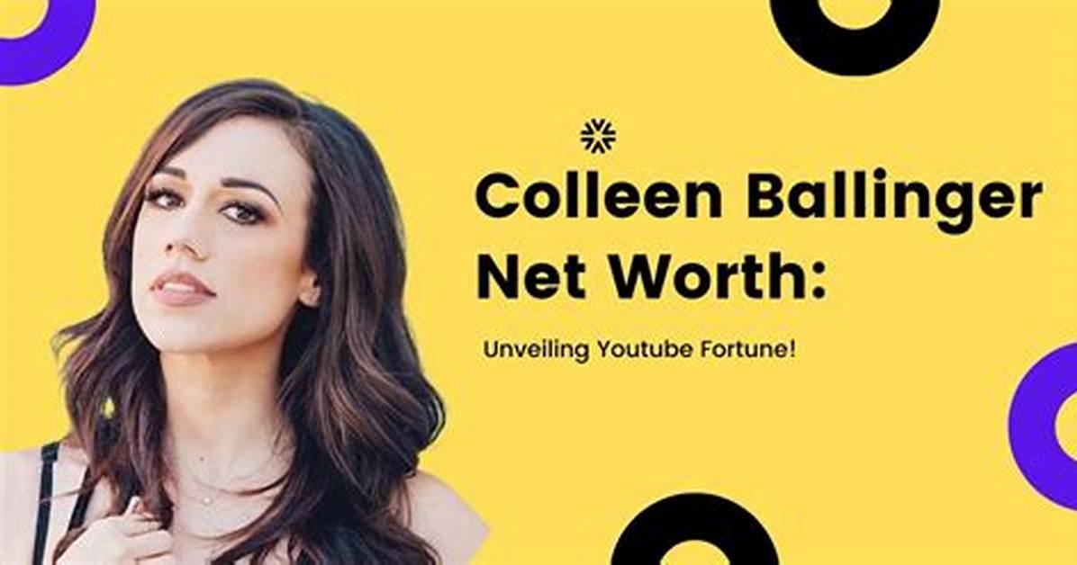 Unveiling Colleen Clinkenbeard's Staggering Net Worth