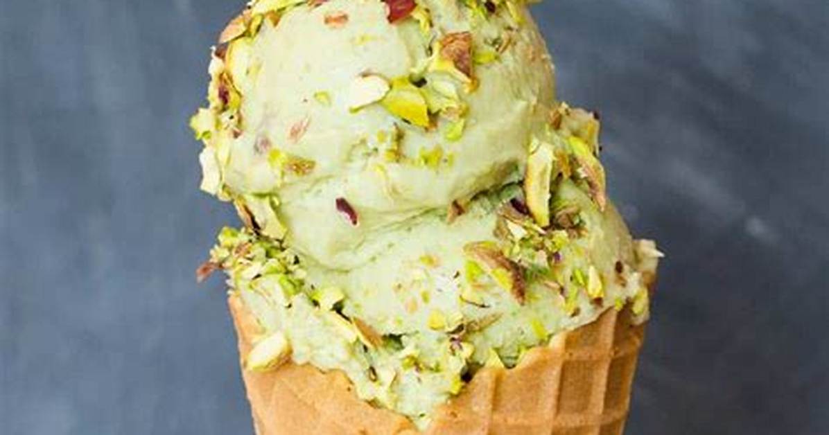 What Goes Well with Pistachio Ice Cream?
