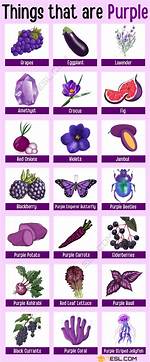 What Items Are Purple